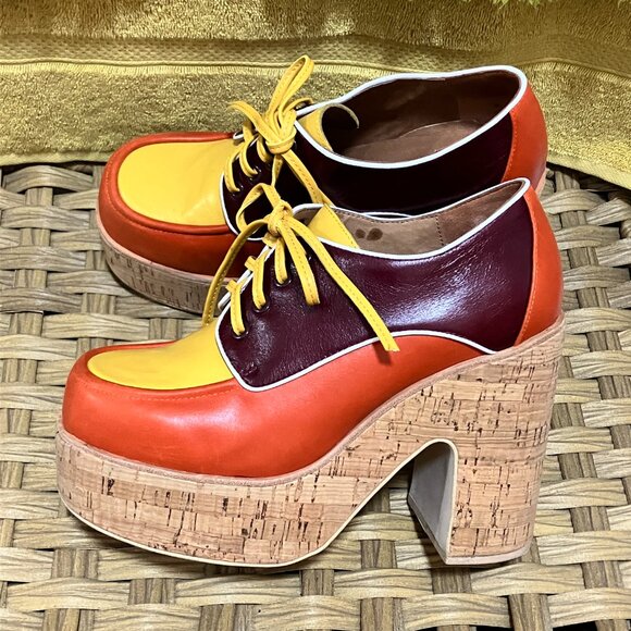 *GENTLY WORN!* Jeffrey Campbell SHAGGIN Platforms, Size 8.5 (best for size 8)!!! - Picture 4 of 14